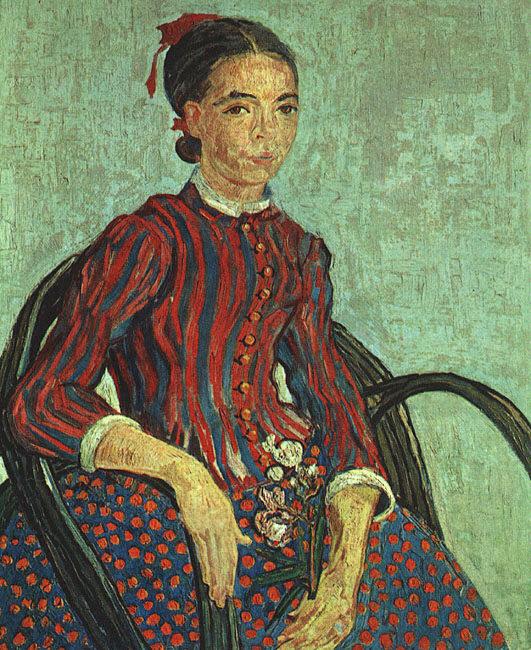 Vincent Van Gogh La Mousme, Sitting oil painting picture